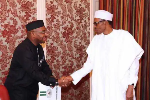 Why I was at Aso Rock to meet with Buhari – Akwa Ibom Governor, Emmanuel
